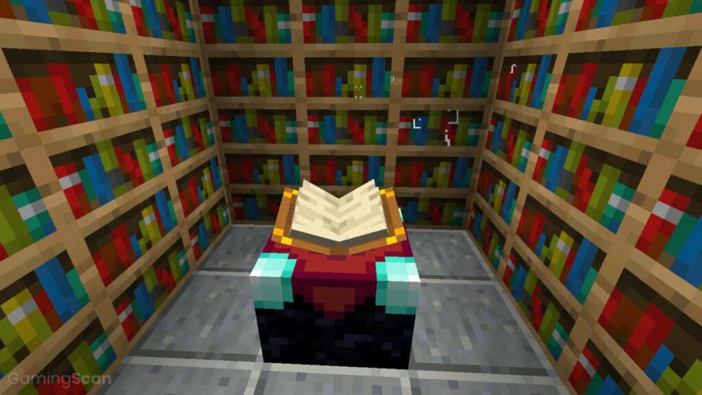 How many bookshelves do you need for level 30 enchantments in minecraft 