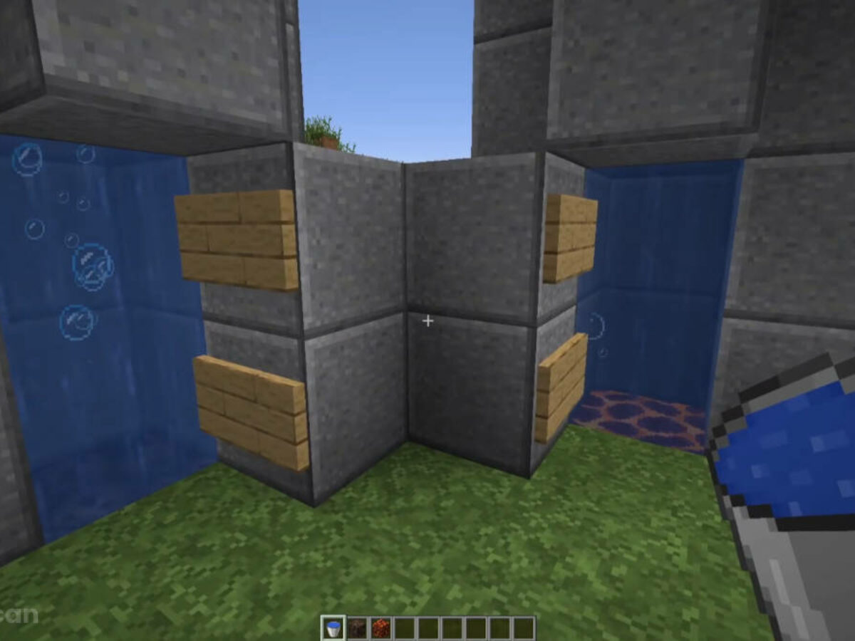How To Make A Bubble Elevator In Minecraft 22 Guide